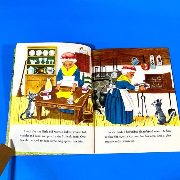 THE GINGERBREAD MAN VTG 1961 A LITTLE GOLDEN BOOK HARDCOVER CLASSIC STORY - Picture 5 of 15